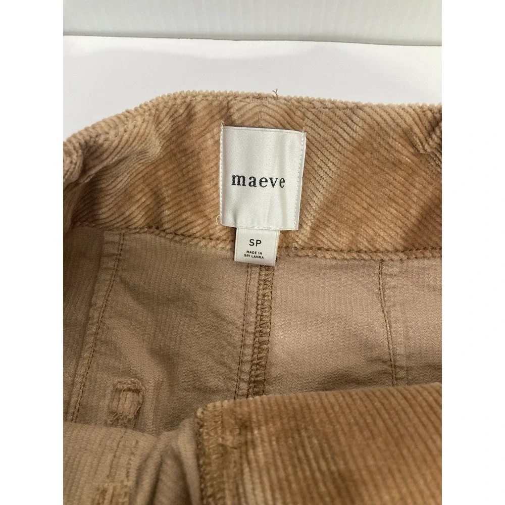 Anthropologie‎ Colette SP Skirt Maeve Corduroy Maxi Mustard Brown Boho Grunge